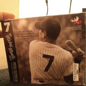 THE MICKY MANTLE Novel on CD Audiobook by Peter goldenbeck